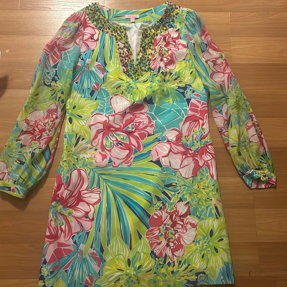 Lilly Pulitzer silk Jubilee collection dress